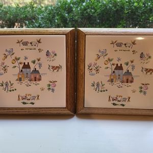 Country kitchen wall trivets